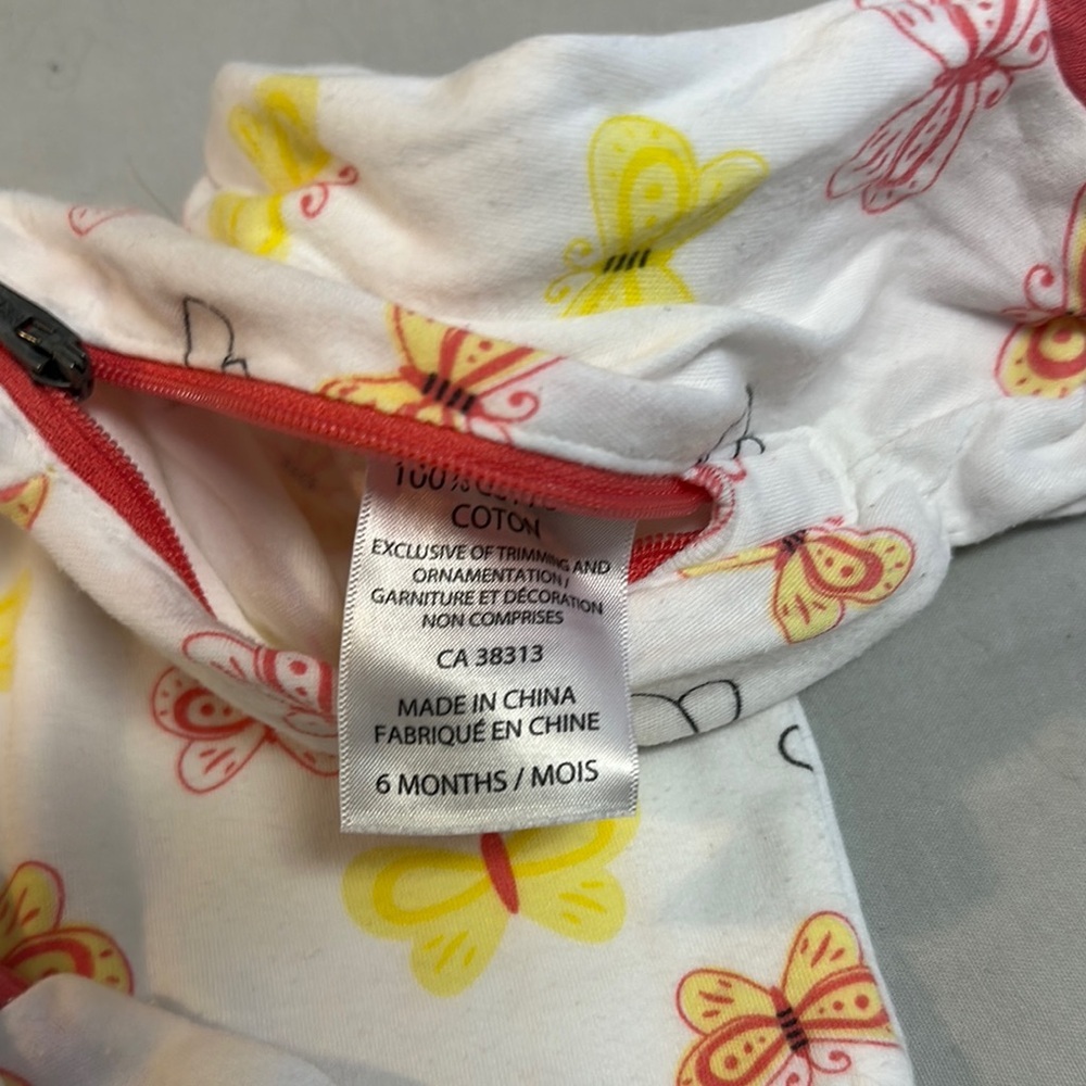 Tuffy - floral Print Baby Onesie/sleeper - Picture 3 of 4